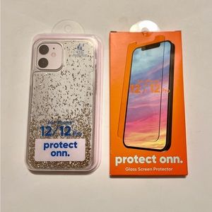 IPhone Case and Screen Protector 12/12Pro